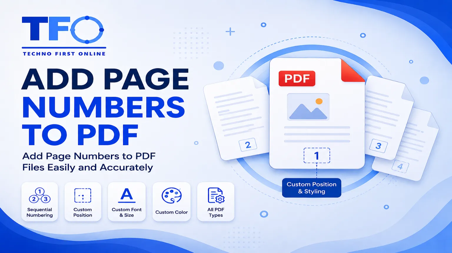 add page numbers to pdf