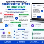 change capital letters to lowercase