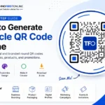 circle qr code online