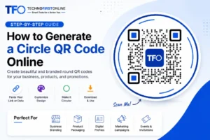 circle qr code online