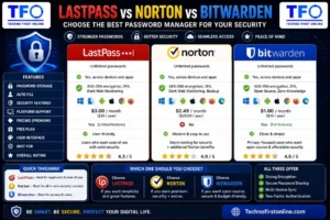 LastPass vs Norton vs Bitwarden