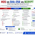 md5 vs sha-256 vs bcrypt