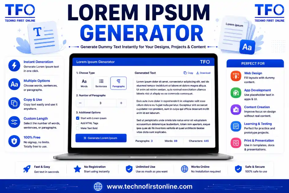 Lorem Ipsum Generator