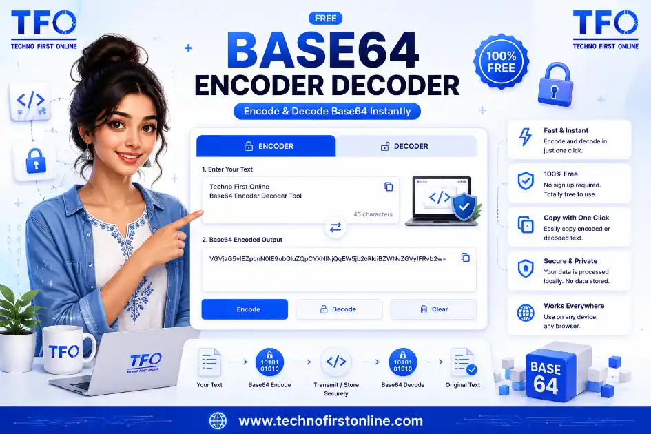 Free Base64 Encoder Decoder Online Tool
